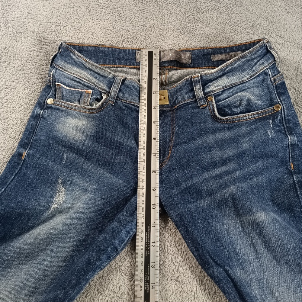 Guess Jeans Low Rise Skinny Ladies Size 8 - Picture 12 of 14